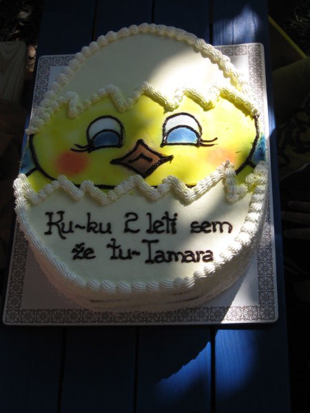 Torta za Tamarin rojstni dan