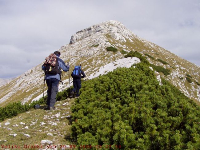 Veliki Draški vrh 20.9.08 - foto povečava