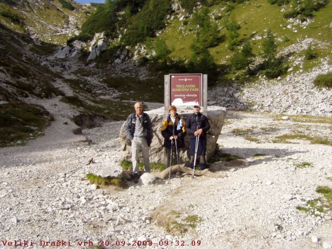 Veliki Draški vrh 20.9.08 - foto povečava