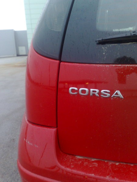 My name is Corsa.....Opel Corsa
