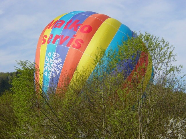 Pogled z balona - foto povečava