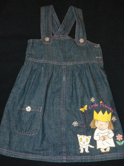 Jeans obleka Mala kraljična (4-5 /104-110)... 11 Eur