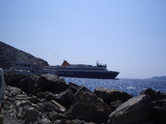Razgled iz pristanišča,Santorini