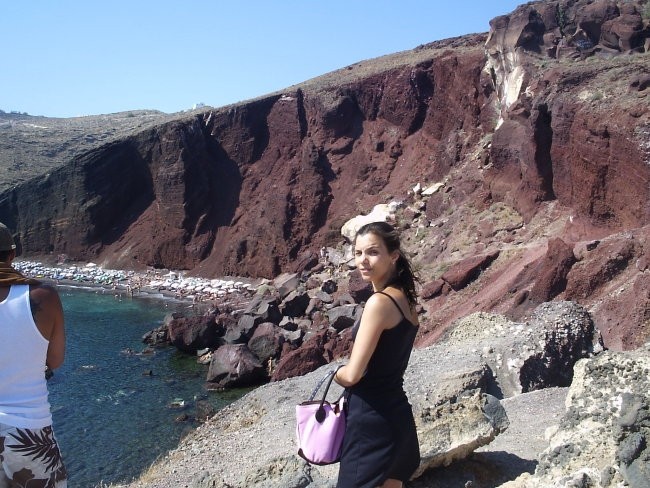 Rdeča plaža na Santorini-u