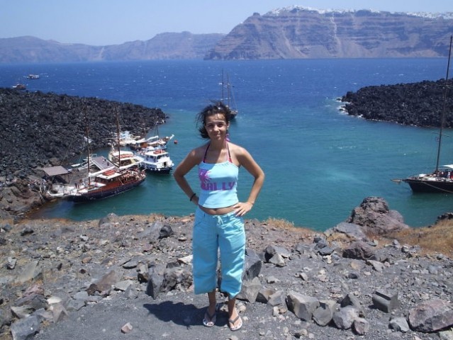 Razgled iz kraterja,Santorini