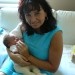 Ponosna teta Irena s prvo nečakinjo. 