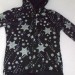 Črna jopca s srebrnimi zvezdicami (ful se fajn  sveti) iz Orsaya, enkrat oblečena-dobila v