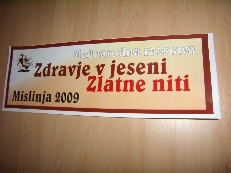 RAZSTAVA ROČNIH DEL V MISLINJI OKTOBER 2009 - foto povečava