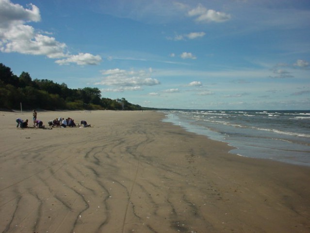 Jurmala, krasna plaža ven iz Rige.