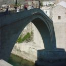 Name of the town is Mostar, most meaning bridge.