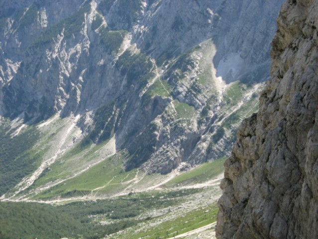 Classic approach on Triglav, the beginning of the Prag route