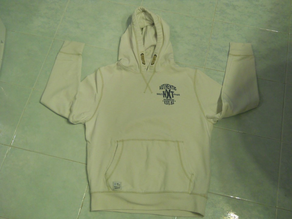 Next bel (bež) kapucar 14 (164, ustreza tudi  za 146-152-158) 3 eur