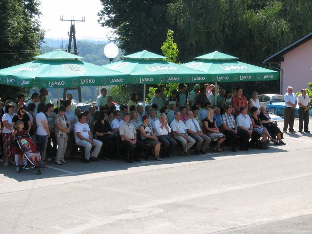 Blagoslovitev kapele v Gerlincih