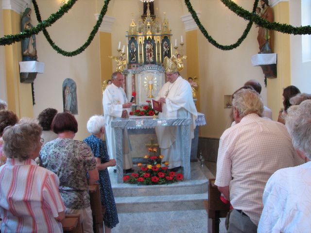 Blagoslovitev kapele v Gerlincih