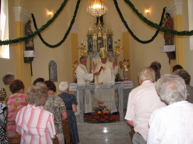 Blagoslovitev kapele v Gerlincih