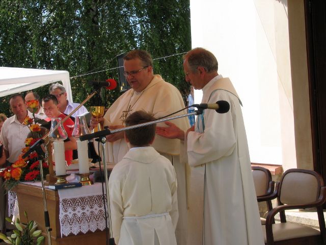 Blagoslovitev kapele v Gerlincih