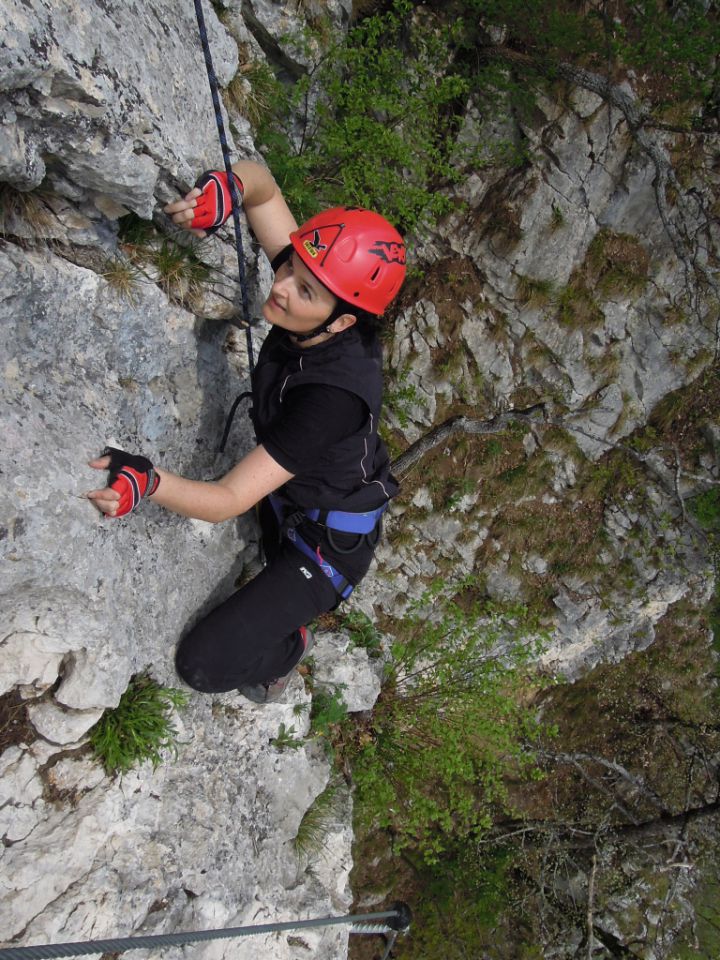 Vinska gora-plezanje Ferate - foto povečava