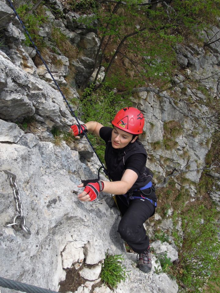Vinska gora-plezanje Ferate - foto povečava