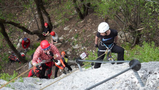 Vinska gora-plezanje Ferate - foto