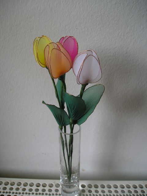 Tulipančki v raznih barvah