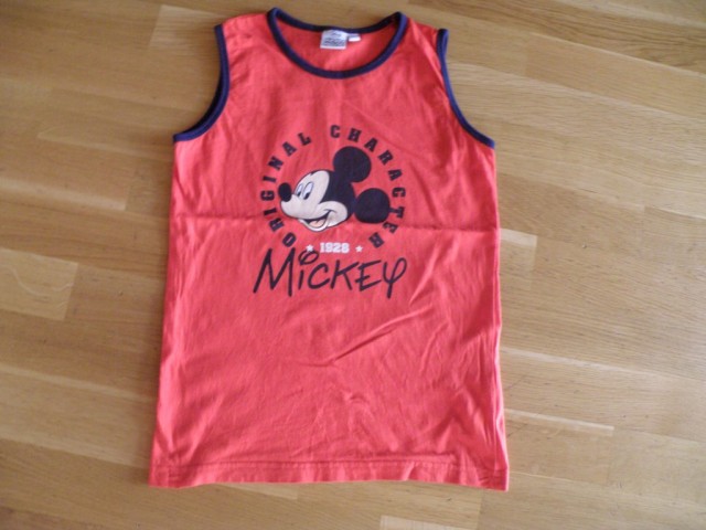 Mickey mouse majica brez rokav vel. 122-128, 2 €