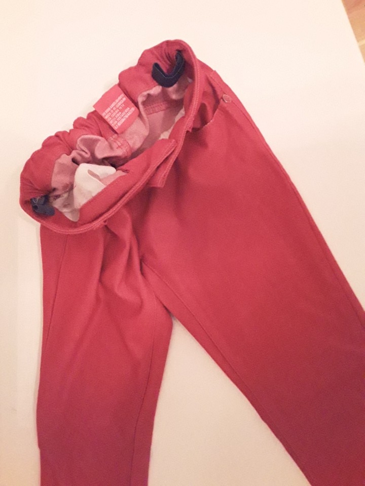 Hlače mehak jeans, 134/140, 3e, kot nove