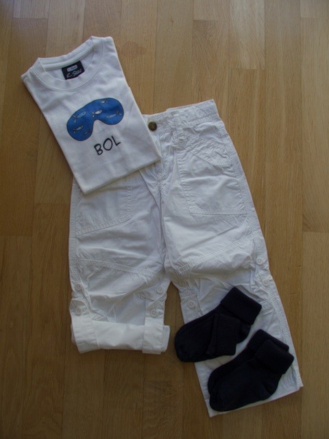 Komplet majica, hlače Tape al'oeil+2x nogavičke