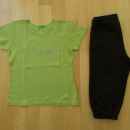 Komplet BENETTON majica in 3-4 bombažne hlače PUMA št. 128 (8 let); 5 eur