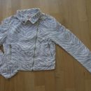H&M poletna bela jeans jakna št. 152 (11-12 let); 8 eur