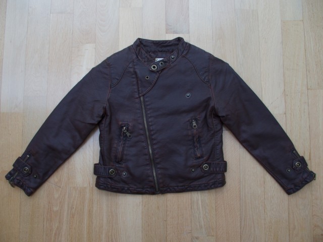 ZARA jaknica videz usnja št. 5-6 let (št. 118); 5 eur