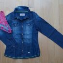 Komplet S.OLIVER jeans srajca št. S-140 in pasana rutka; 12 eur