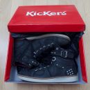 3x obuti KICKERS usnjeni gležnarji št. 37; 23 eur