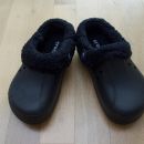 CROCS zimski črni, parkrat obuti, št. 4-6