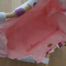 NOVA bombažna torbica-cekar  na ročki