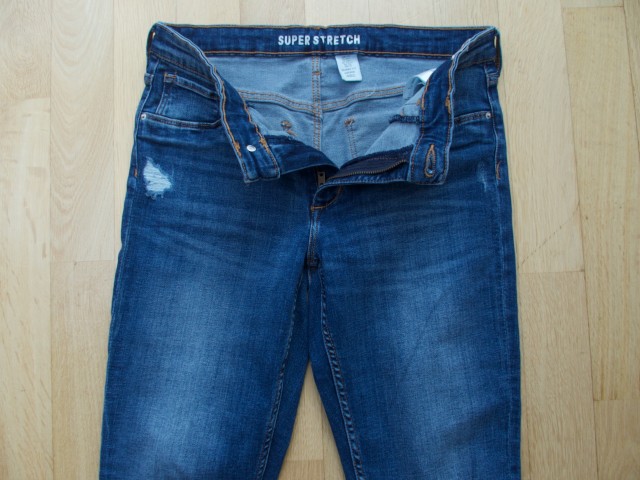 H&M modre jeans hlače št. 170