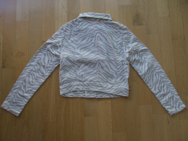 H&M poletna bela jeans jakna št. 152 (11-12 let)