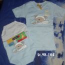 98-104 nove otroški majica in spodnji hlačke