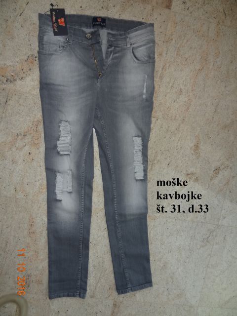 NOVE moške jeans hlače kavbojki št. 31, 9€  oblačila