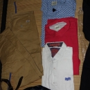 nova moška srajca, hlače L in XL, več komadov