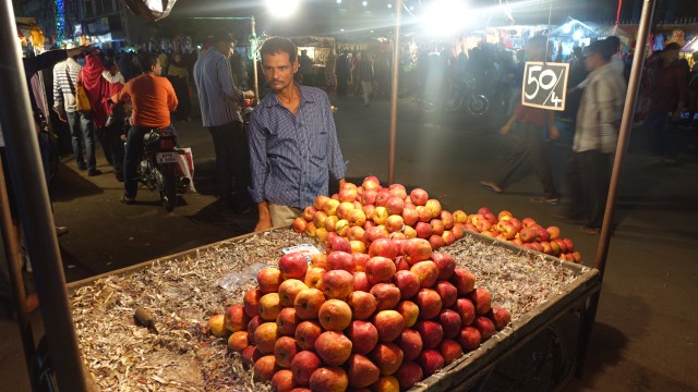 на рынке Хайдарабада, штат Андхра-Прадеш, Индия