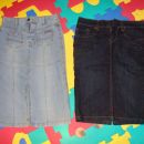 34 XS ženske najstniške oblačila: menjam jeans krilo do kolen 4€-kom