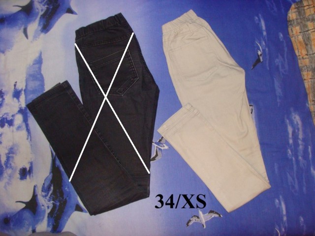 XS-34 dekliške  oblačila: hlače, pajkice 3€