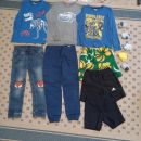 134 oblačila za fanta. majica hlače kavbojke kopalke. Maribor 22€