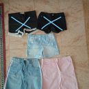 134 140 dekliške jeans kratke hlače krilo. Maribor