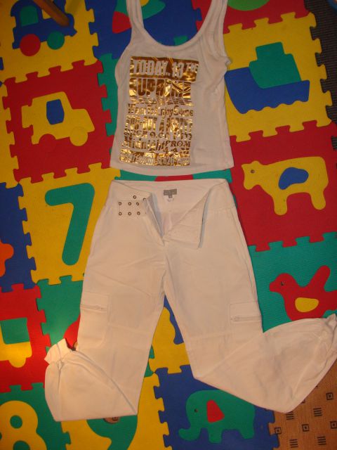 Manjša 36-S Bele hlače NAFNAF 4€