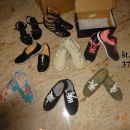 37 obutev, čevlji, teniski, sandali menjam 3-5€