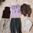 34-XS oblačila: hlače, majica, srajca, pajkice