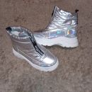 37 moderne zimska obutev, srebrne čevlji gležnarji bulerji. Maribor 20€