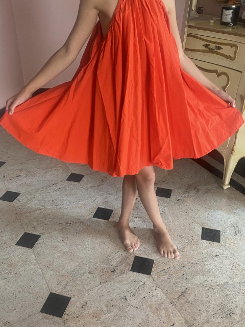 Zara obleka 140 5€