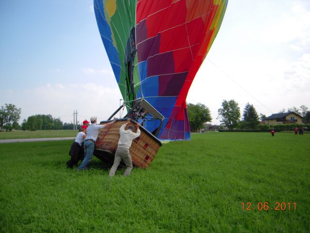 Polet z balonom - foto